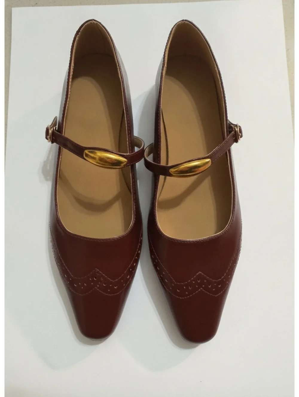 CHIKO Bevin Pointy Toe Wedge Mary Jane Shoes NWOT Size US 7.5 EU 38